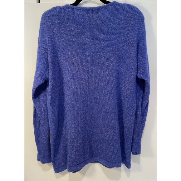 Vtg Karen Scott Silk Blend Bow Sweater Size M Beads Ribbon Preppy Twee Holiday - Picture 10 of 13